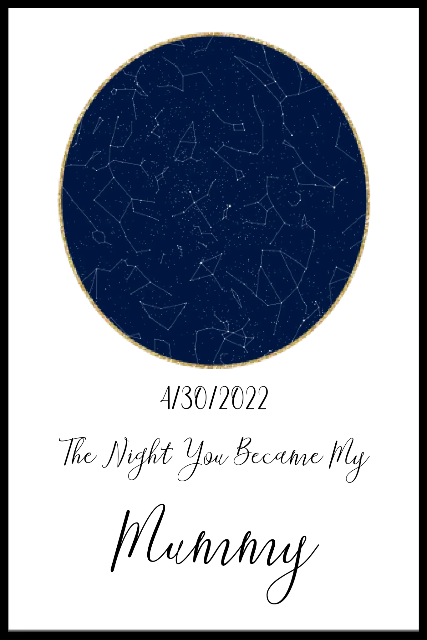 Night You Became My... Framed Print