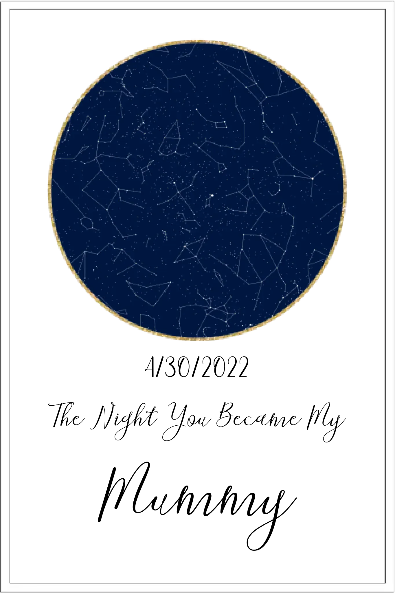 Night You Became My... Framed Print