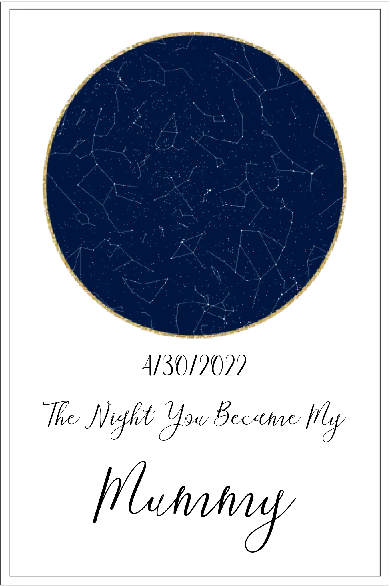 Night You Became My... Framed Print