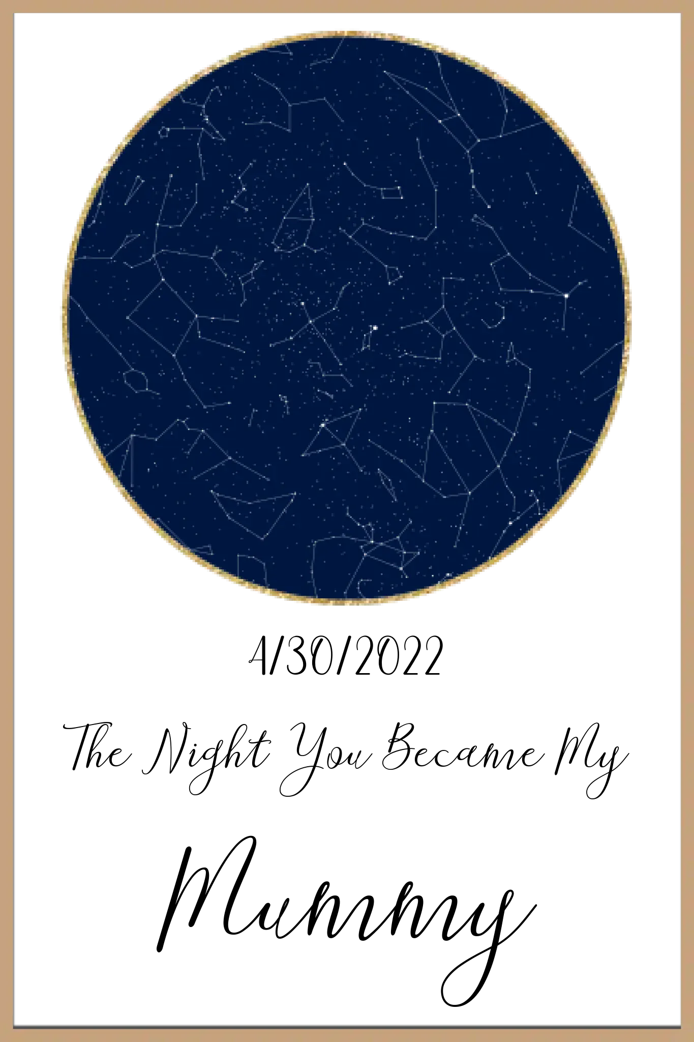 Night You Became My... Framed Print