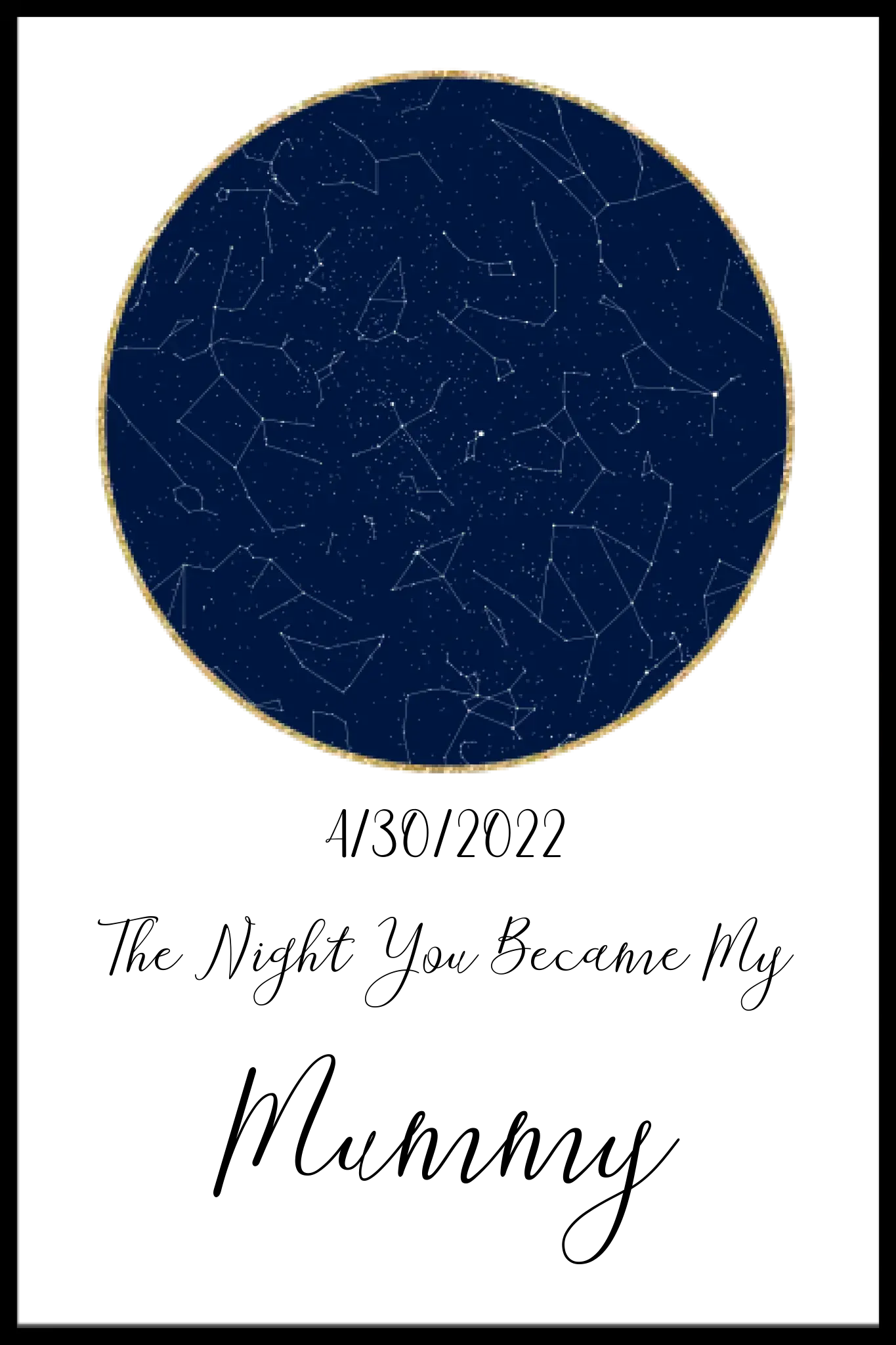 Night You Became My... Framed Print