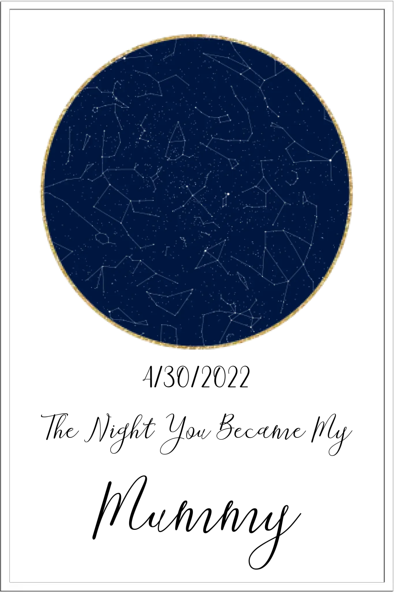 Night You Became My... Framed Print