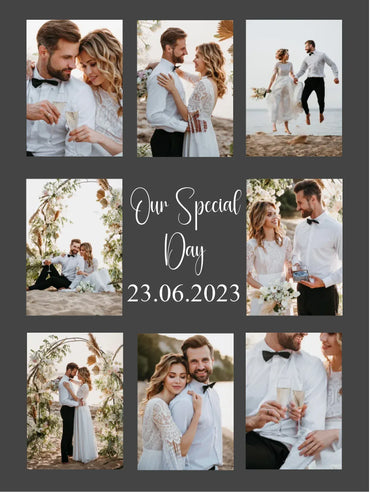 Our Special Day Personalised Blanket