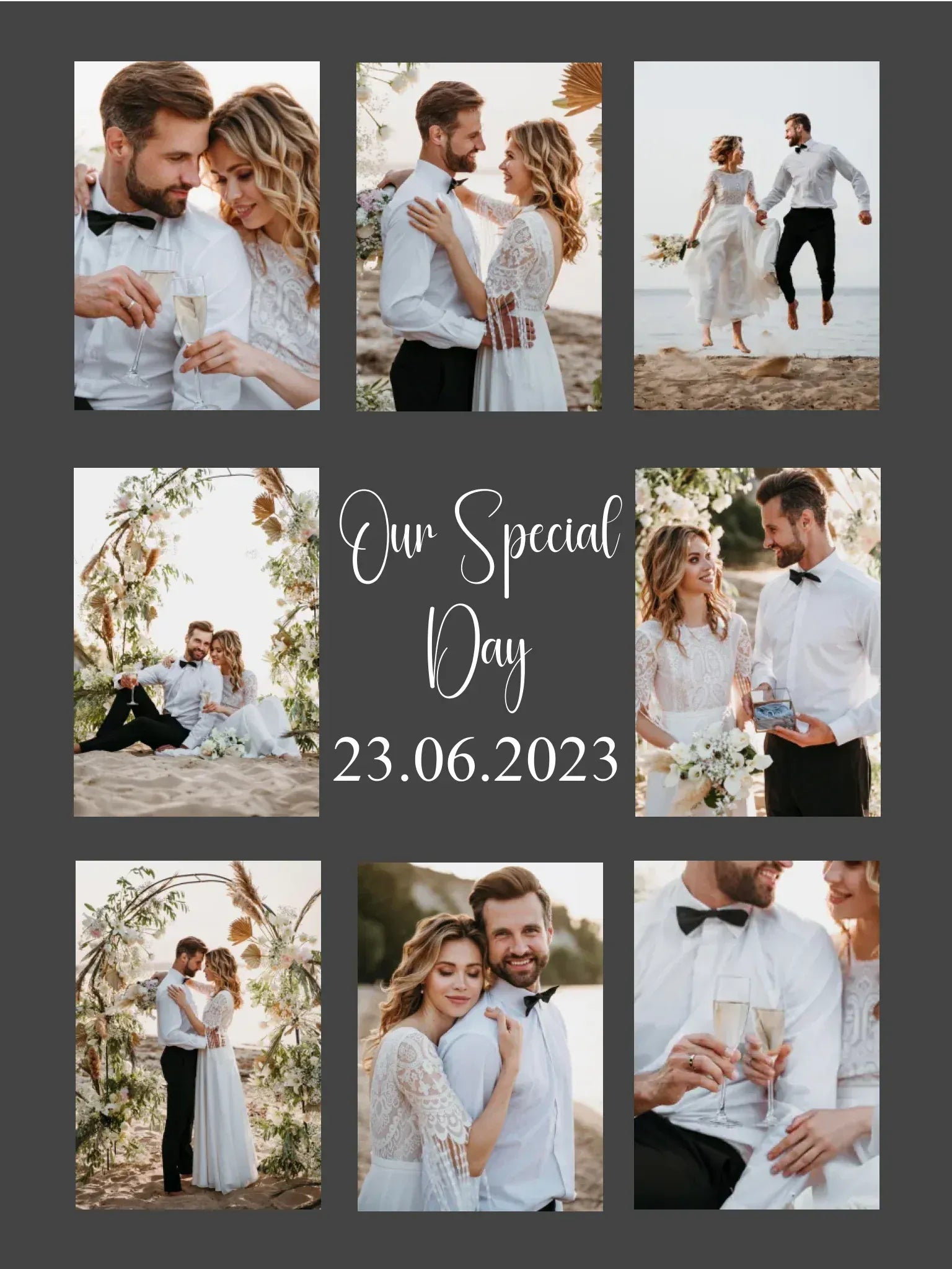 Our Special Day Personalised Blanket