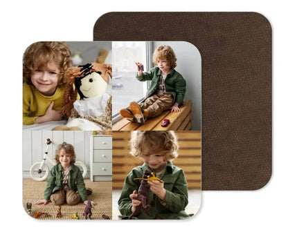 Photo Upload Collage Coaster