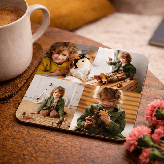 Photo Upload Collage Coaster