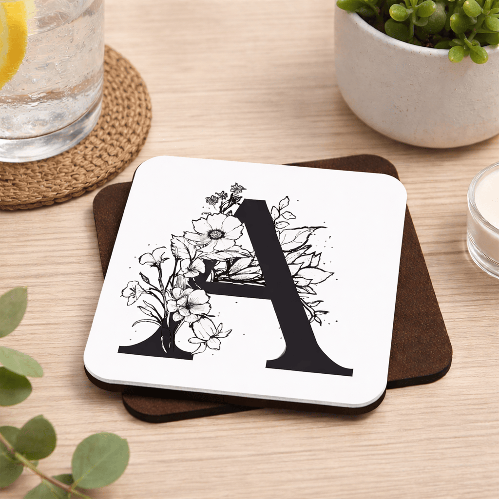 Wildflower Initial Coaster