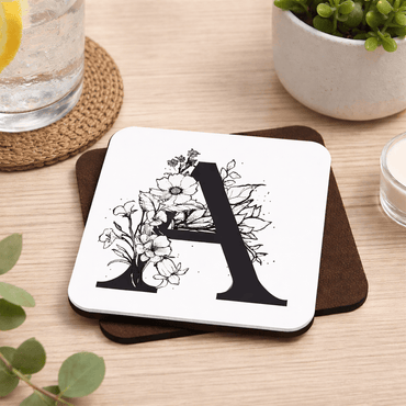 Wildflower Initial Coaster