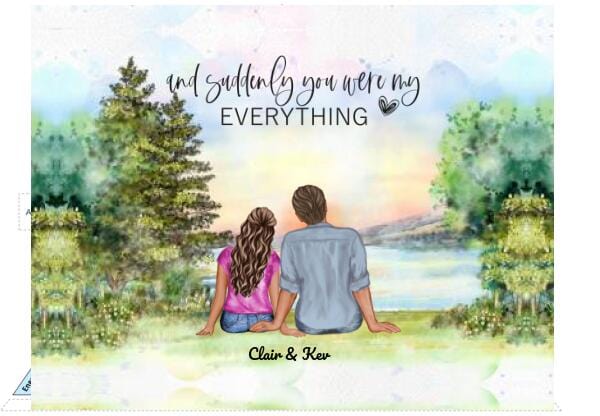 And Suddenly You Were My Everything Canvas Print