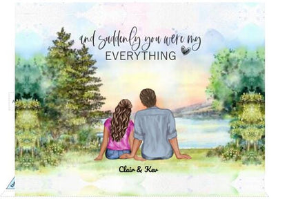 And Suddenly You Were My Everything Canvas Print