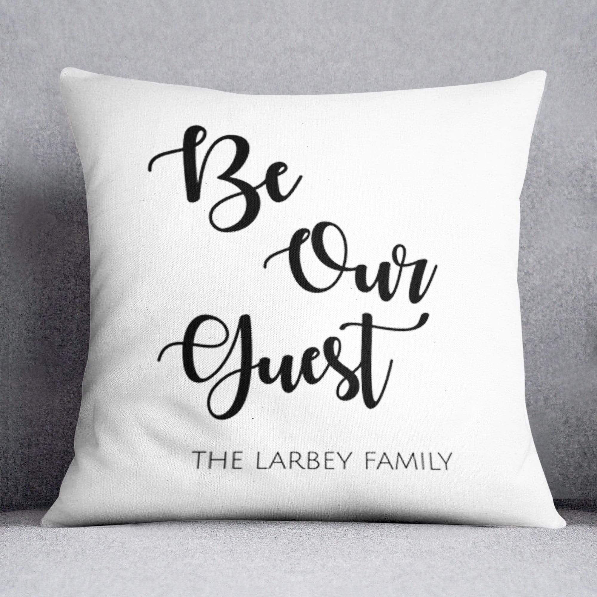 Be Our Guest Personalised Cushion