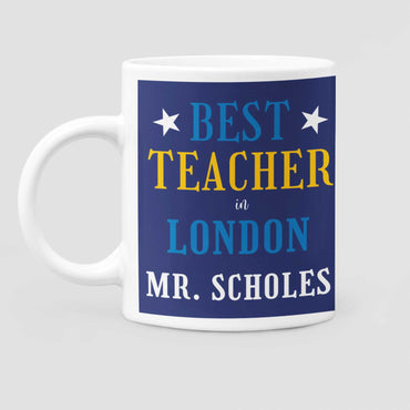 Best Teacher Personalised Mug