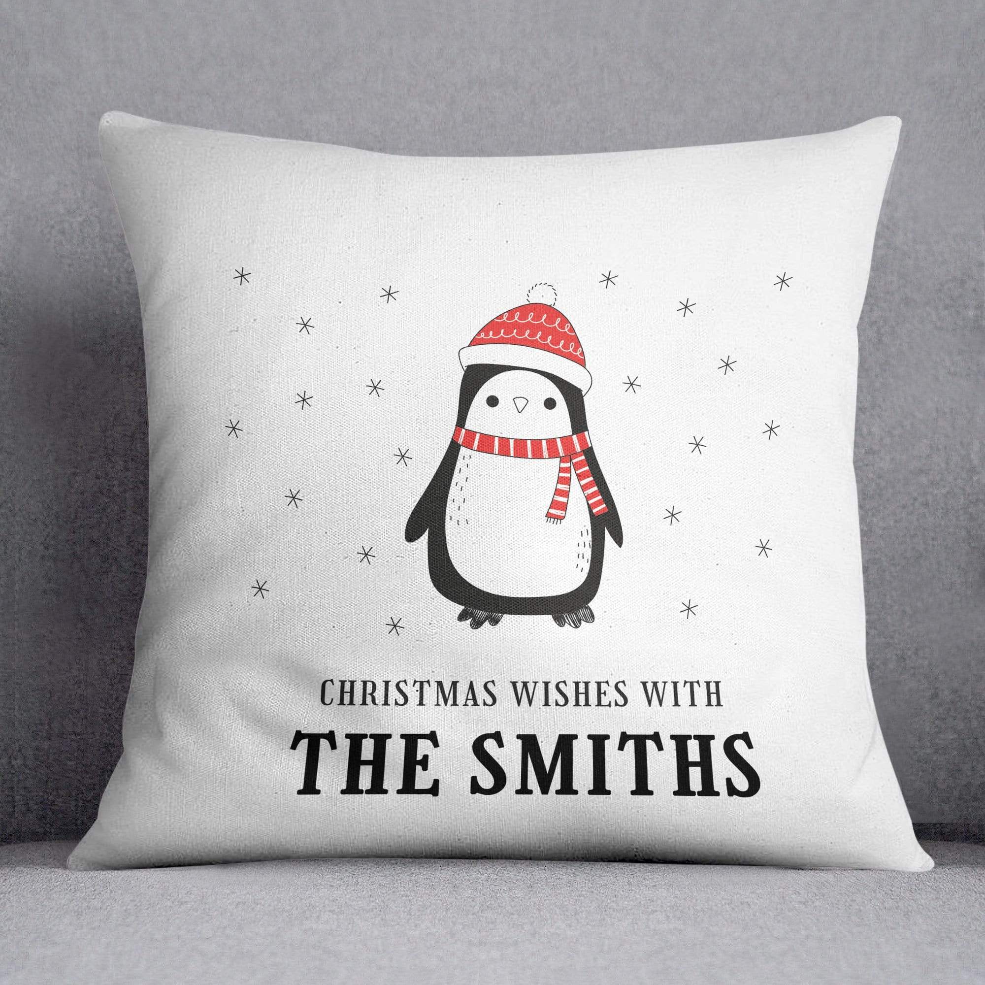 Christmas Wishes Personalised Cushion