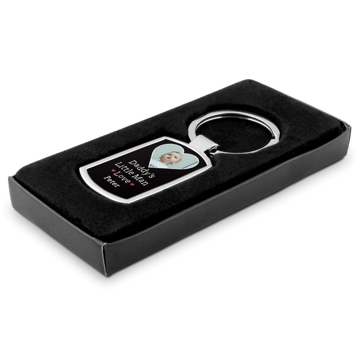 Daddy's Little Man Personalised Keyring