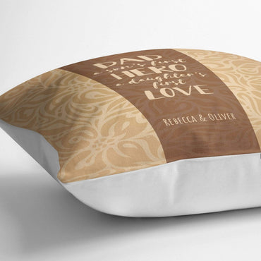 First Hero First Love Personalised Cushion