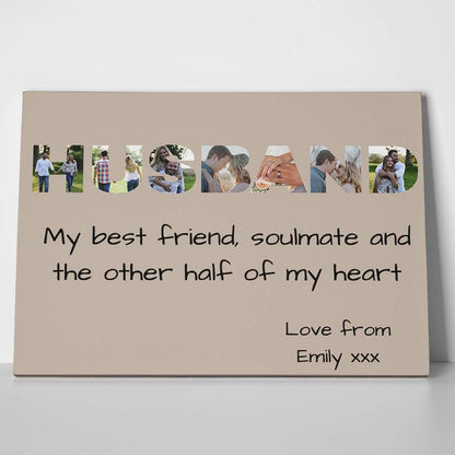 Husband Photo Canvas Print