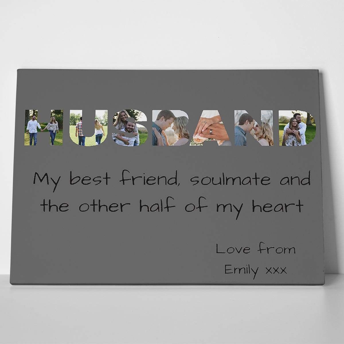 Husband Photo Canvas Print