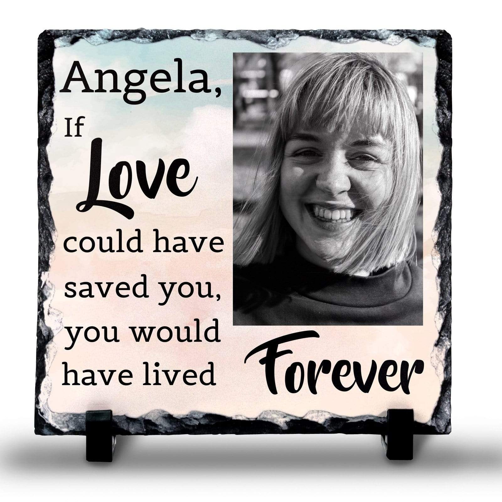If Love Could Have Saved You Personalised Photo Slate