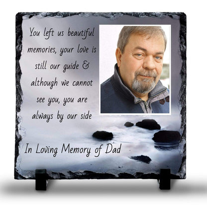 In Loving Memory Photo Rock Slate
