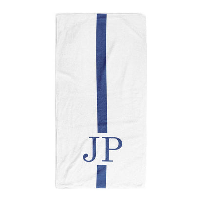 Initial Stripe Personalised Towel