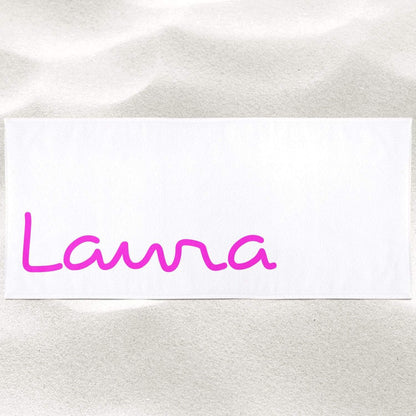 Island Inspired Personalised Beach Towel