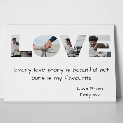 Love Photo Canvas Print