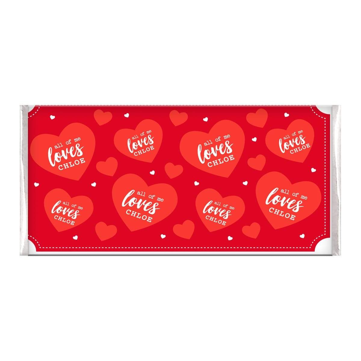 Personalised All of Me Loves Chocolate Bar