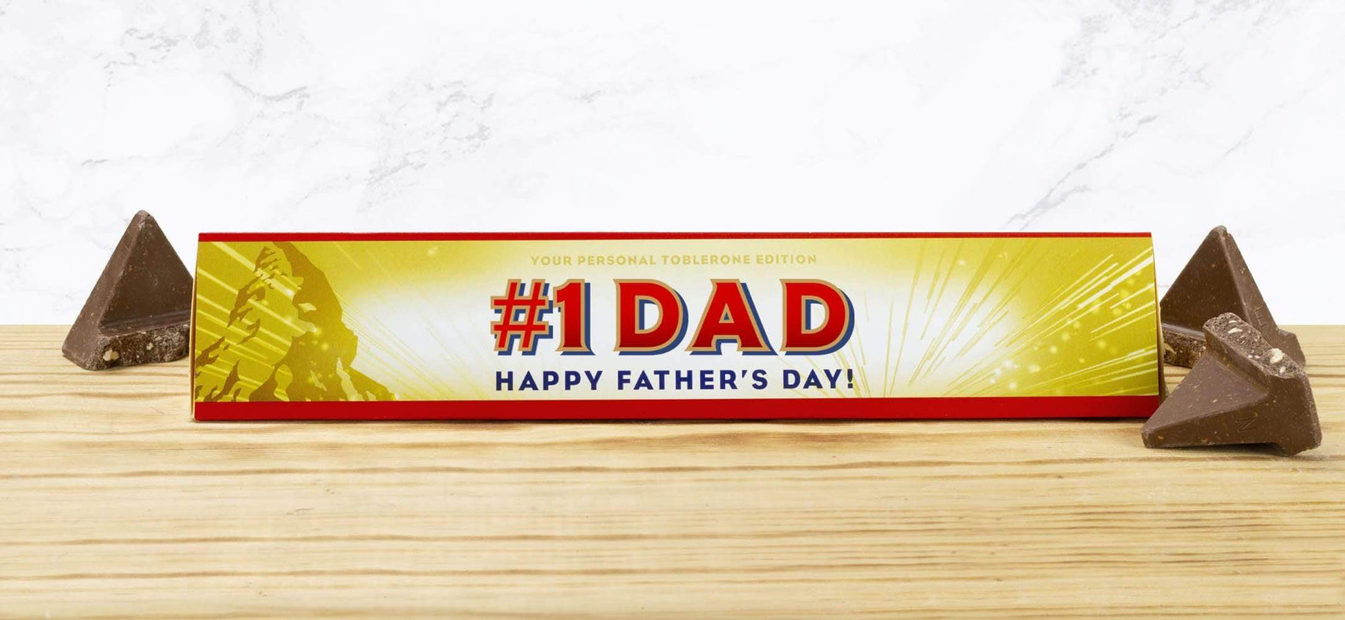 Personalised Father's Day Toblerone Large