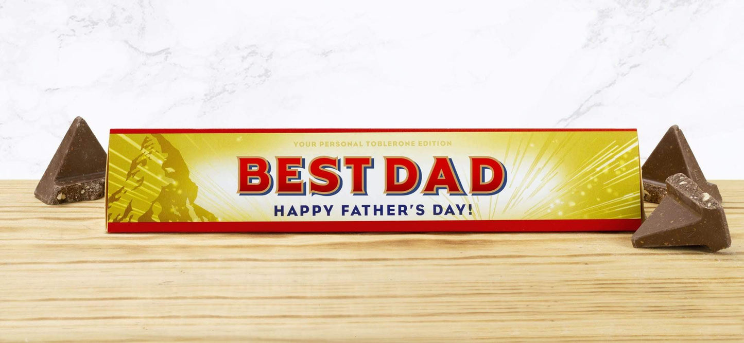 Personalised Father's Day Toblerone Large
