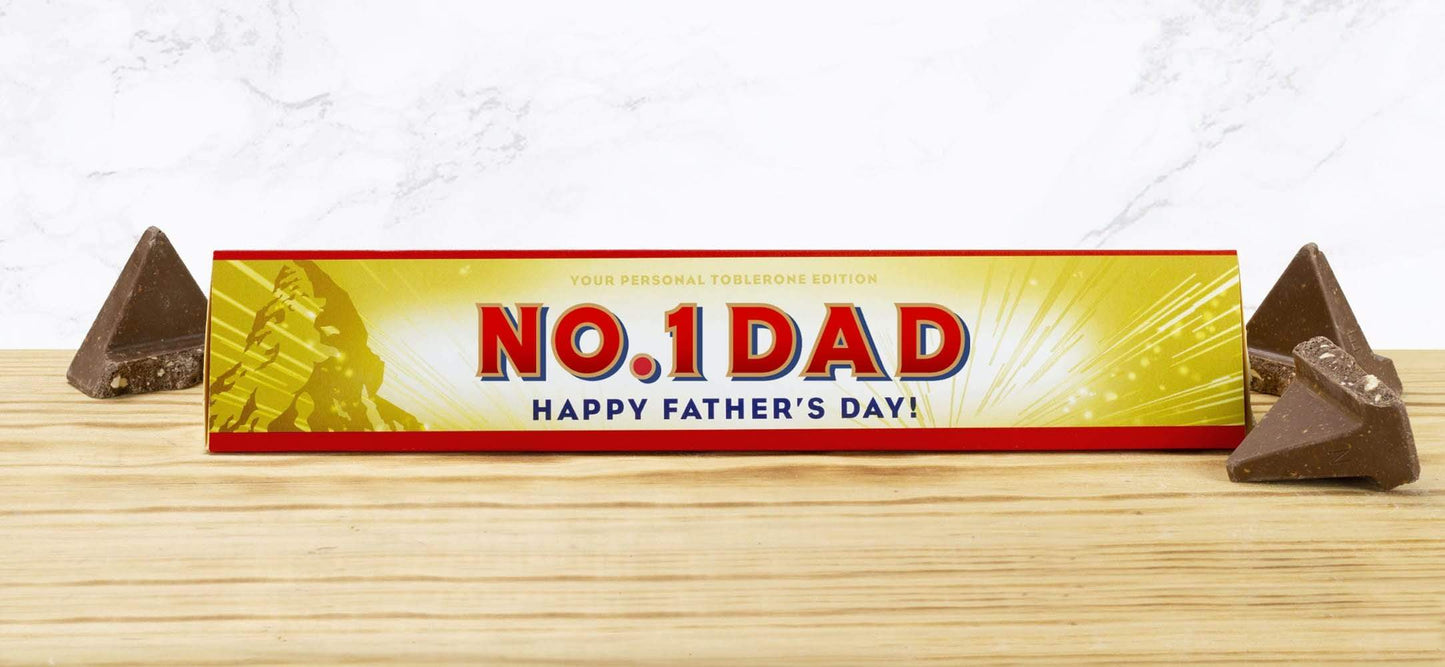 Personalised Father's Day Toblerone Large