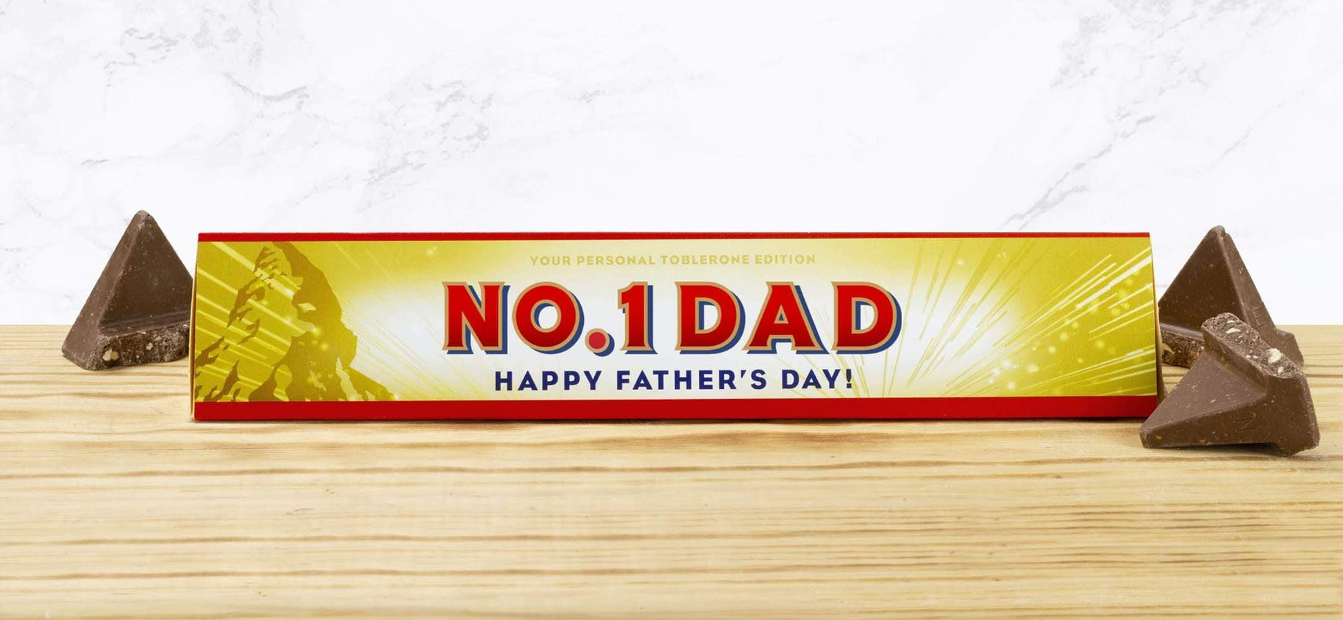 Personalised Father's Day Toblerone Large