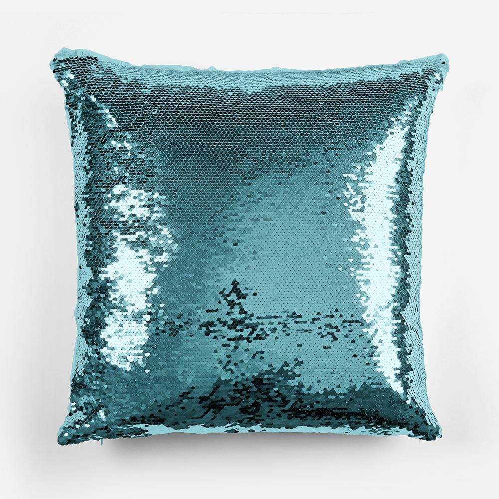 Personalised Yellow Little Monster Sequin Magic Cushion