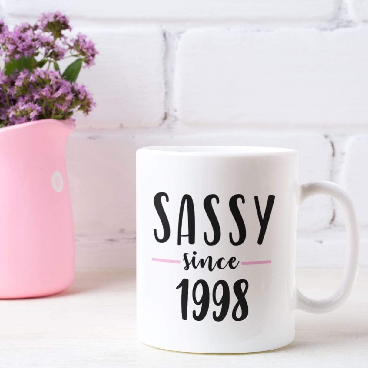 Sassy Since Personalised Mug