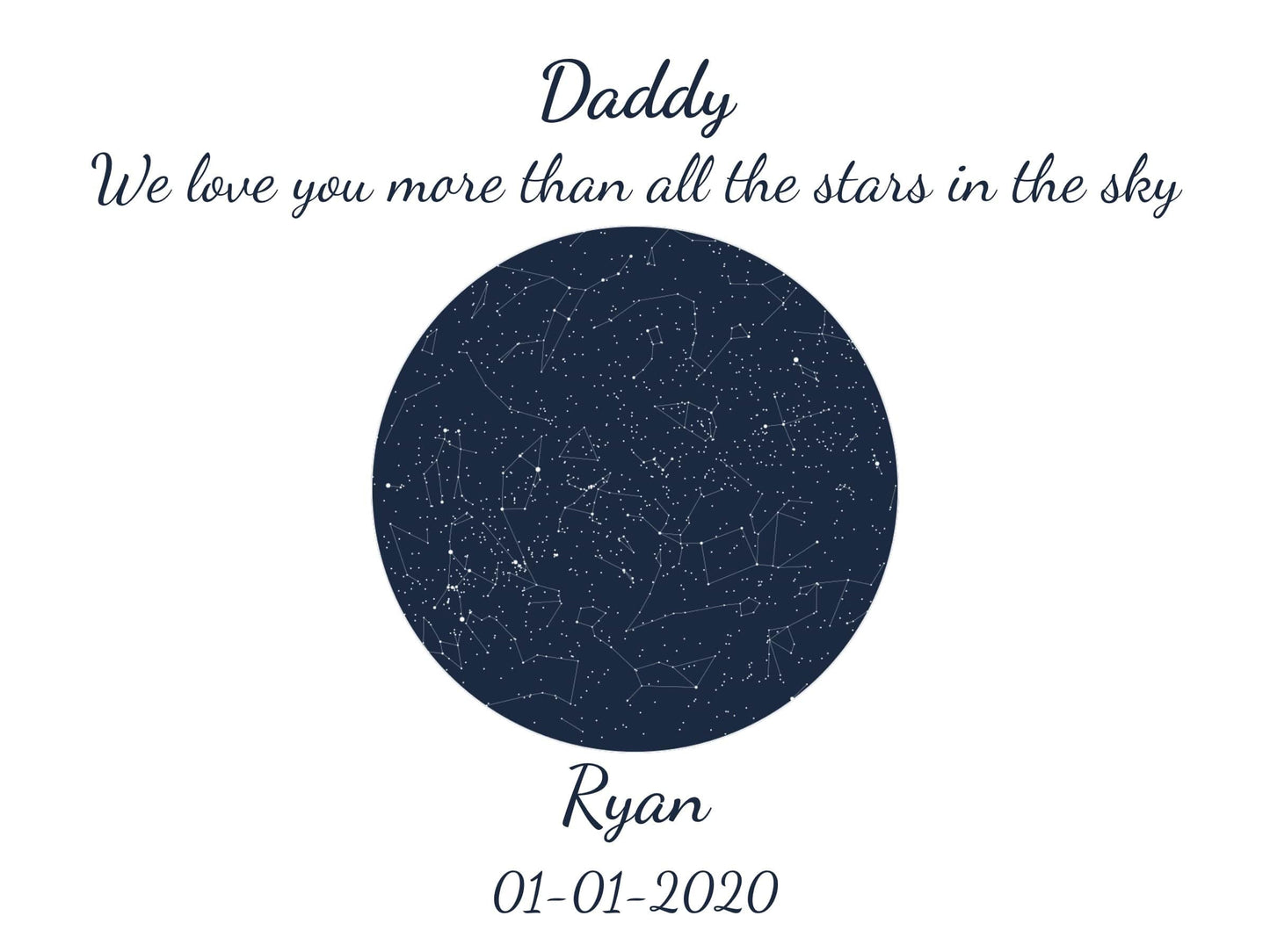 The night you became my Daddy Canvas Art