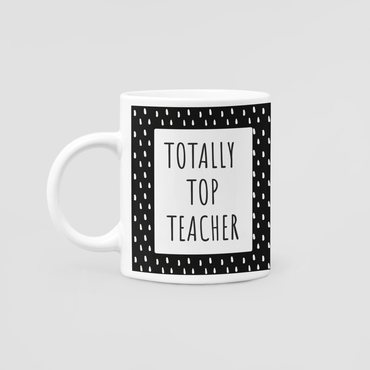 Totally Toptastic! Spotty Design Personalised Mug