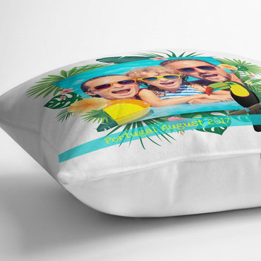 Tropical Holiday Personalised Cushion