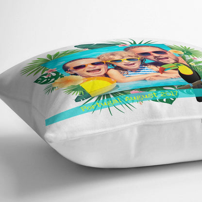 Tropical Holiday Personalised Cushion