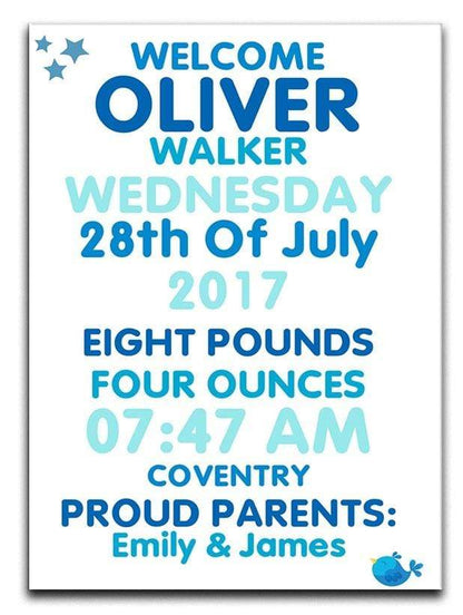 Welcome New Baby Framed Print