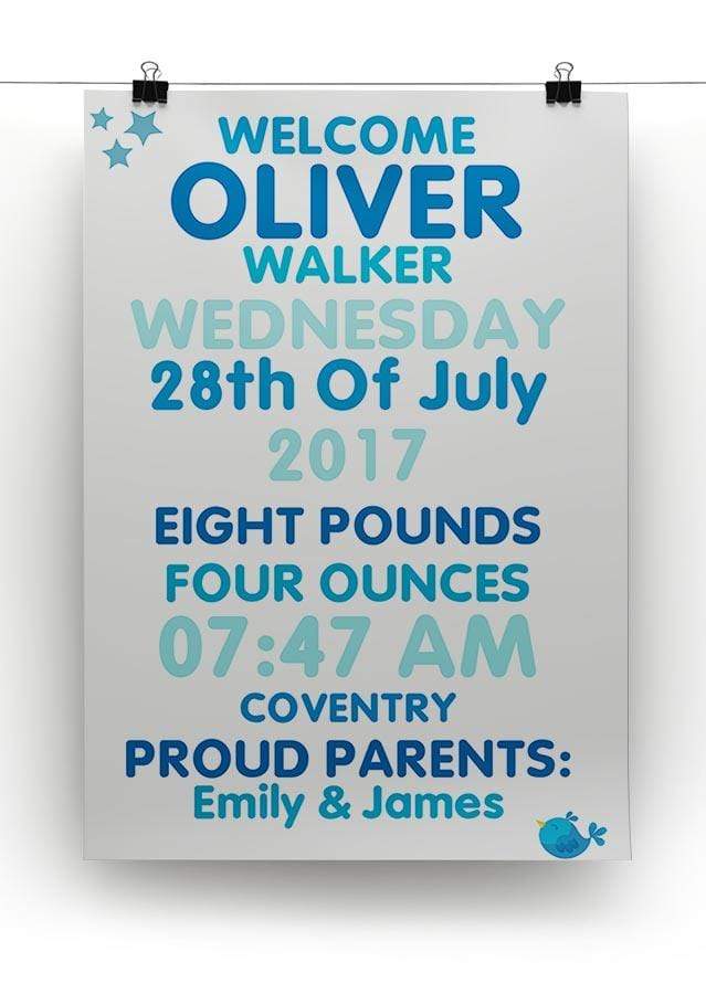 Welcome New Baby Framed Print