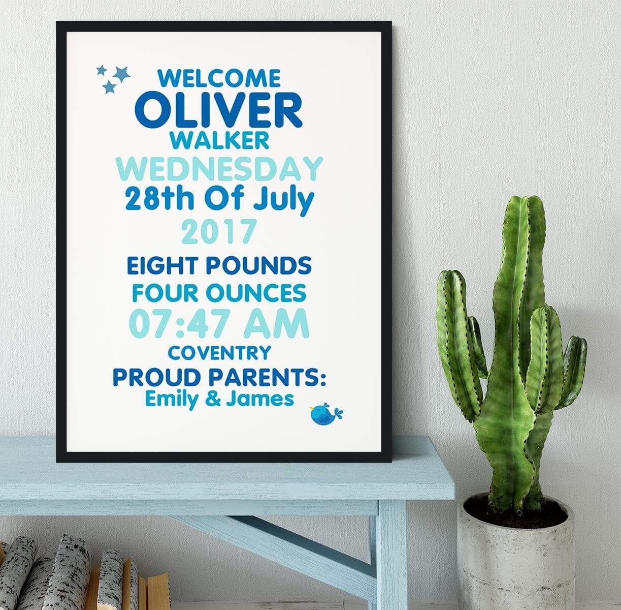 Welcome New Baby Framed Print