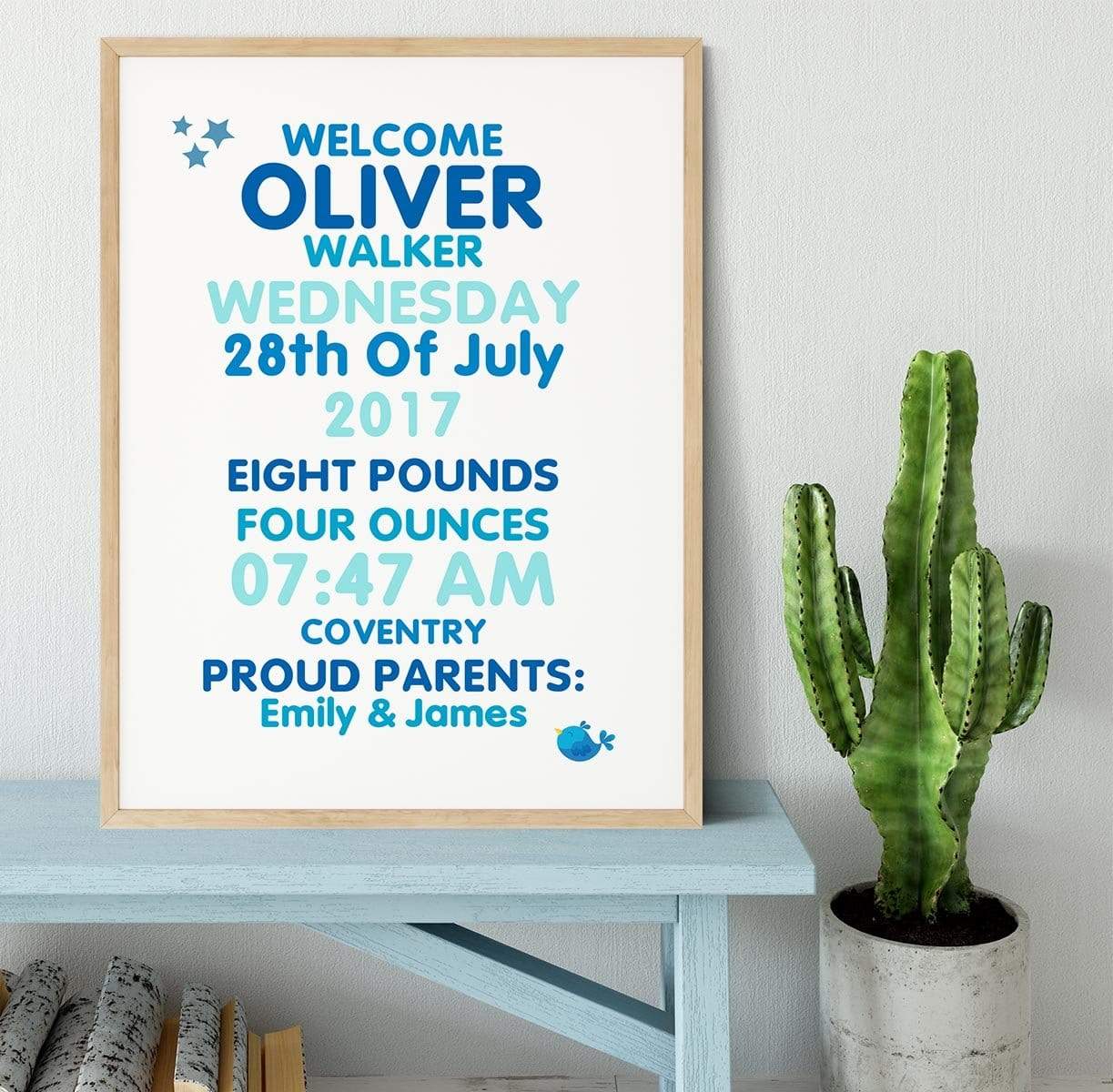 Welcome New Baby Framed Print